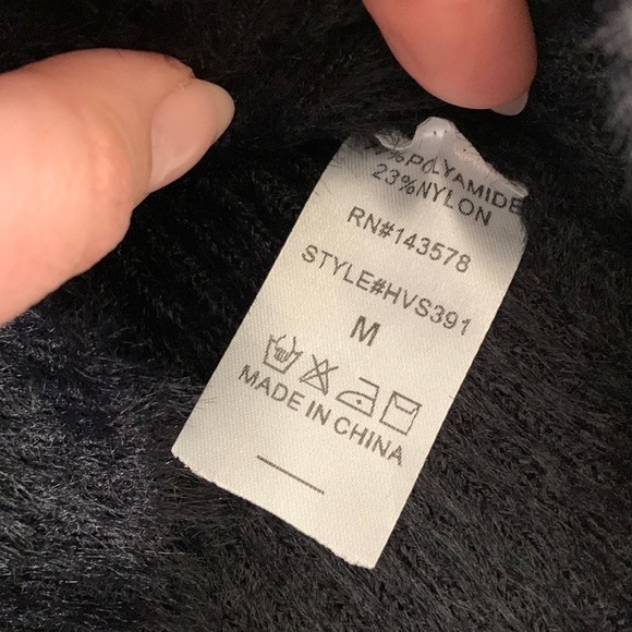 Hot & Delicious Fuzzy Hairy Cropped Top - Picture 7 of 8